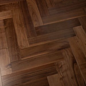 Engineered Walnut Herringbone 14/3 x 125 x 600 | American Black Walnut | Walnut Herringbone UV Lac – YT-WF-WH1421 - Image 3