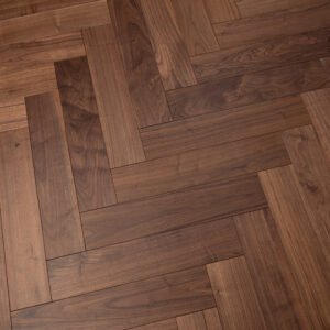 Engineered Walnut Herringbone 14/3 x 125 x 600 | American Black Walnut | Walnut Herringbone UV Oiled – YT-WF-WH1422 - Image 4