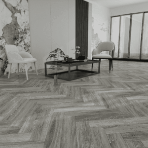 Engineered LVT Herringbone 2.5/0.5 x 124 x 620 | Danish Grey | Danish Grey – YT-WF-DBH006 - Image 1